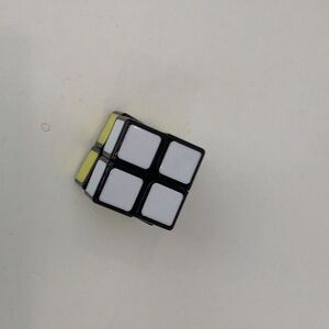 Yellow and white 2 x 2 Rubiks